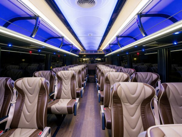 28 Passenger Minibus Inside